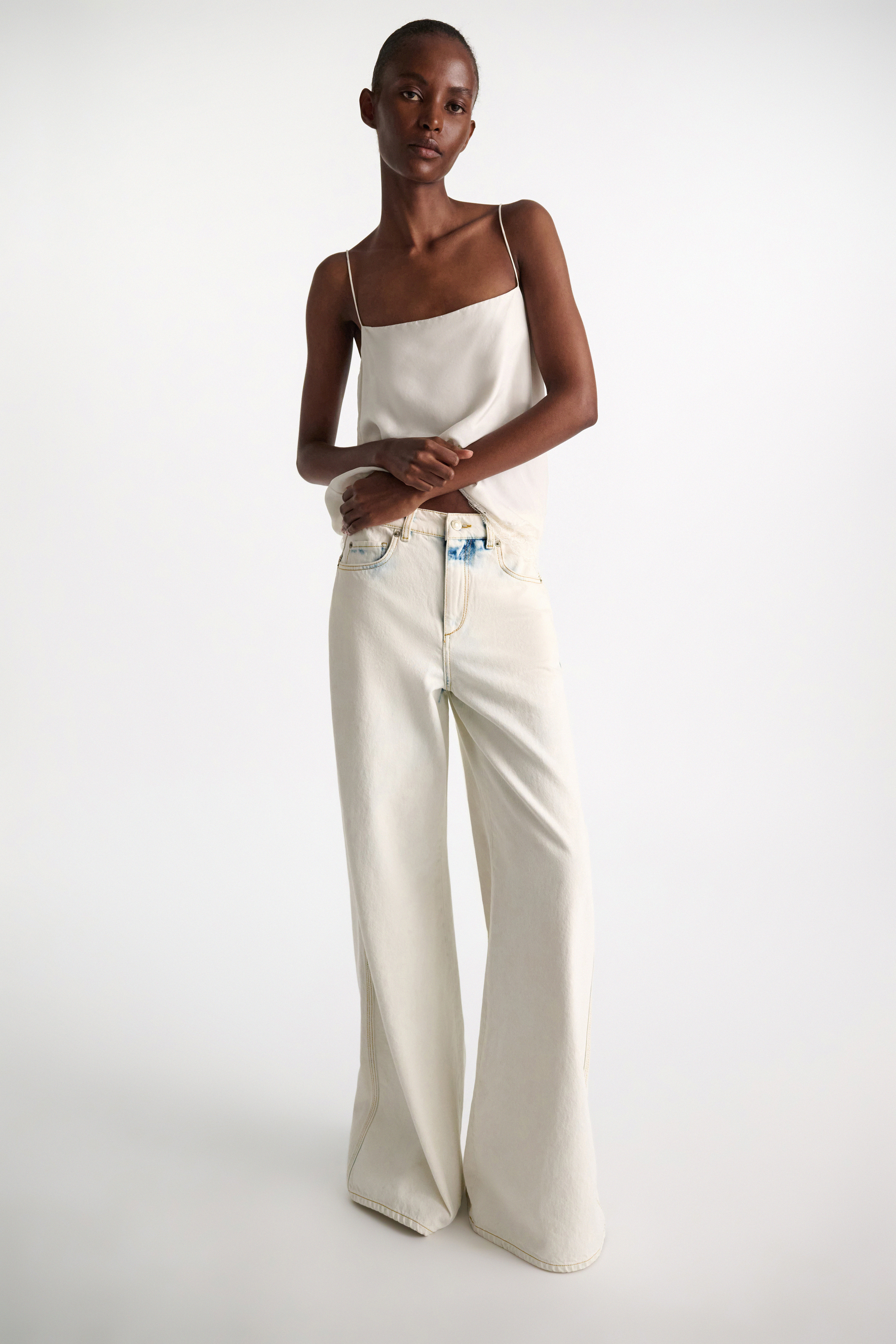 Dorothee Schumacher XL wide leg jeans acid blue